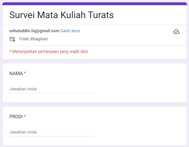 Ushuluddin Adakan Survei Mata Kuliah untuk Perbaiki Kurikulum
